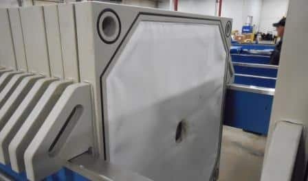 Filter Plate - CGR Filter Plate in Press